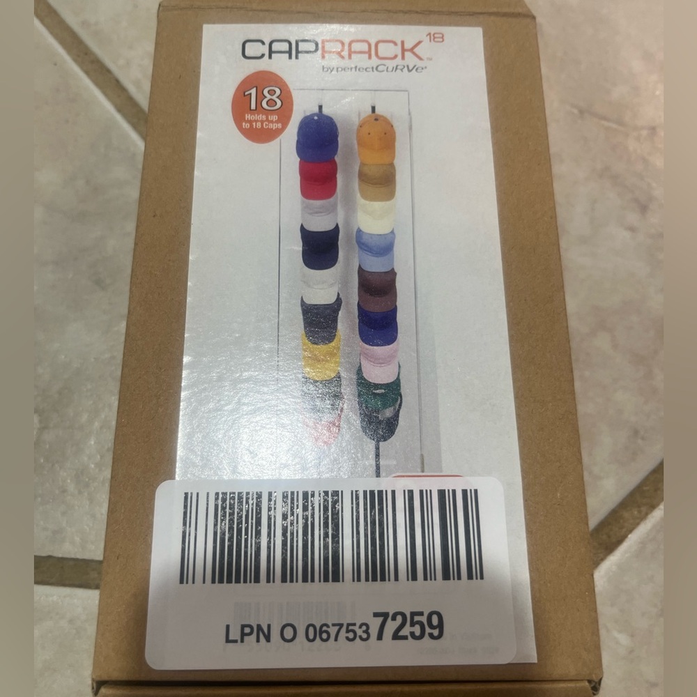 18 Hat and Cap Organizer Rack - Multicolor